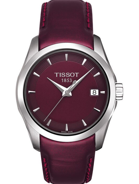 Tissot Couturier Quartz 32mm Bordeaux Dial