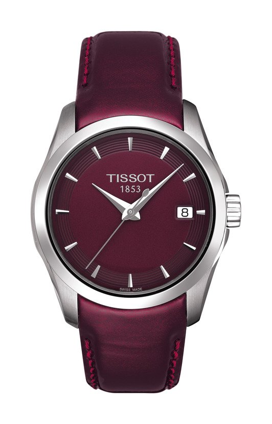 Tissot Couturier Quartz 32mm Bordeaux Dial