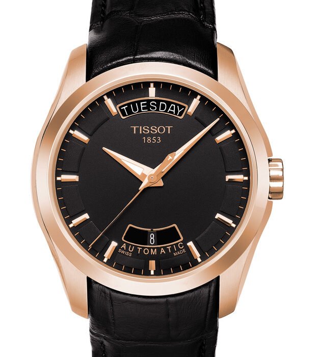 Tissot Couturier Automatic 39mm Black Dial