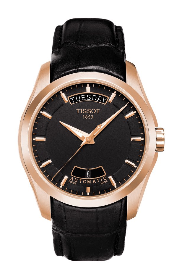 Tissot Couturier Automatic 39mm Black Dial