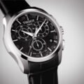Tissot Couturier Quartz Chronograph 41mm Black Dial open front