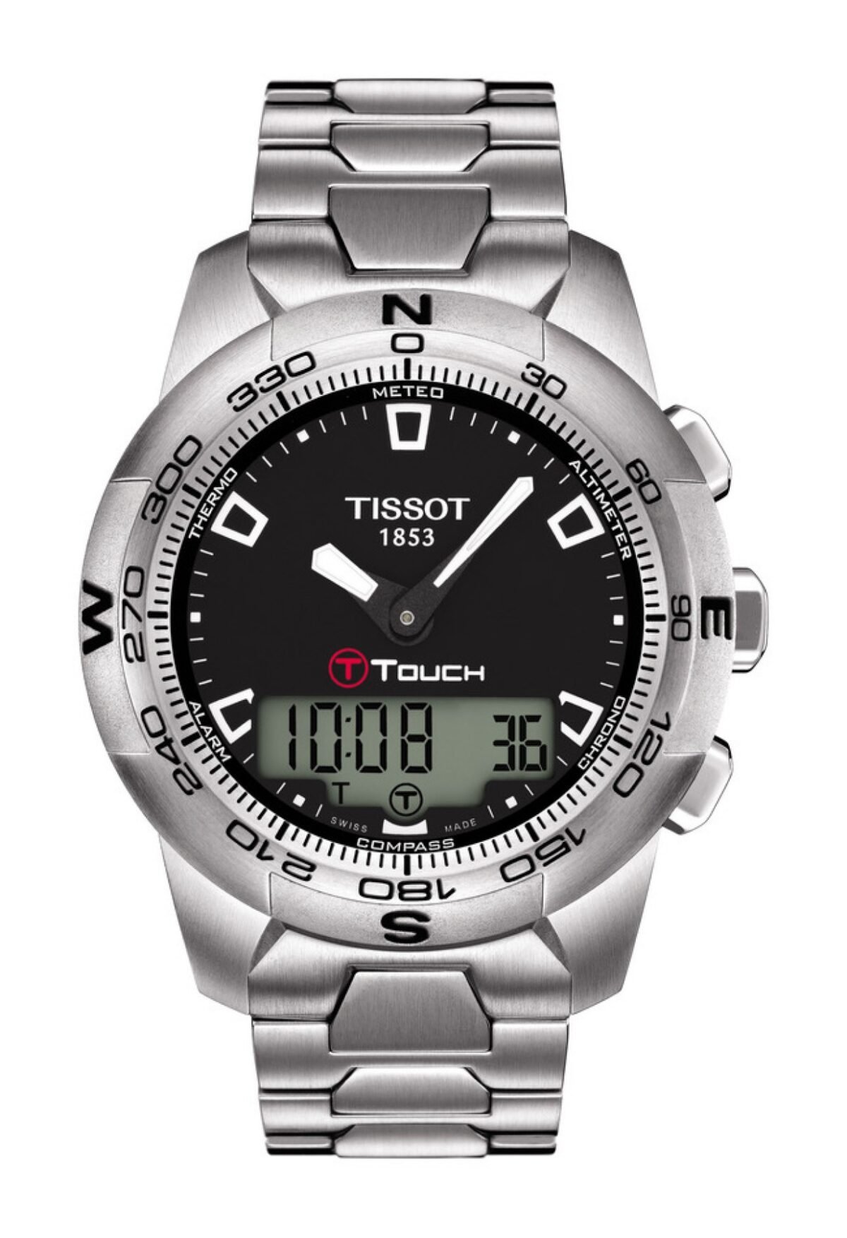 Tissot T-Touch II 43mm Black Dial
