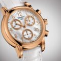 Tissot Dressport Quartz Chronograph 35mm White Mother-of-Pearl Dial open front
