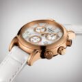 Tissot Dressport Quartz Chronograph 35mm White Mother-of-Pearl Dial open top