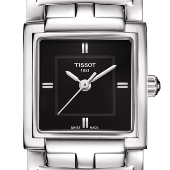 Tissot T-Evocation Quartz 23mm Black Dial