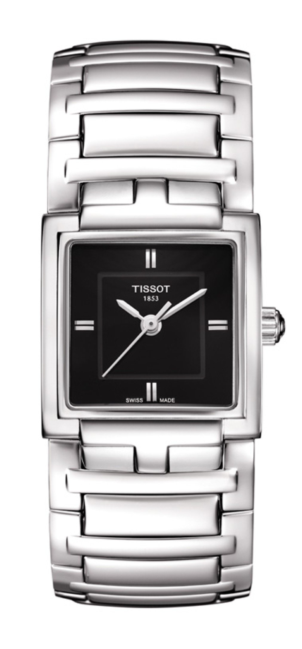 Tissot T-Evocation Quartz 23mm Black Dial