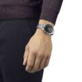 T055.417.11.057.00-1 Tissot PRC 200 Chronograph 42mm Black Dial weared