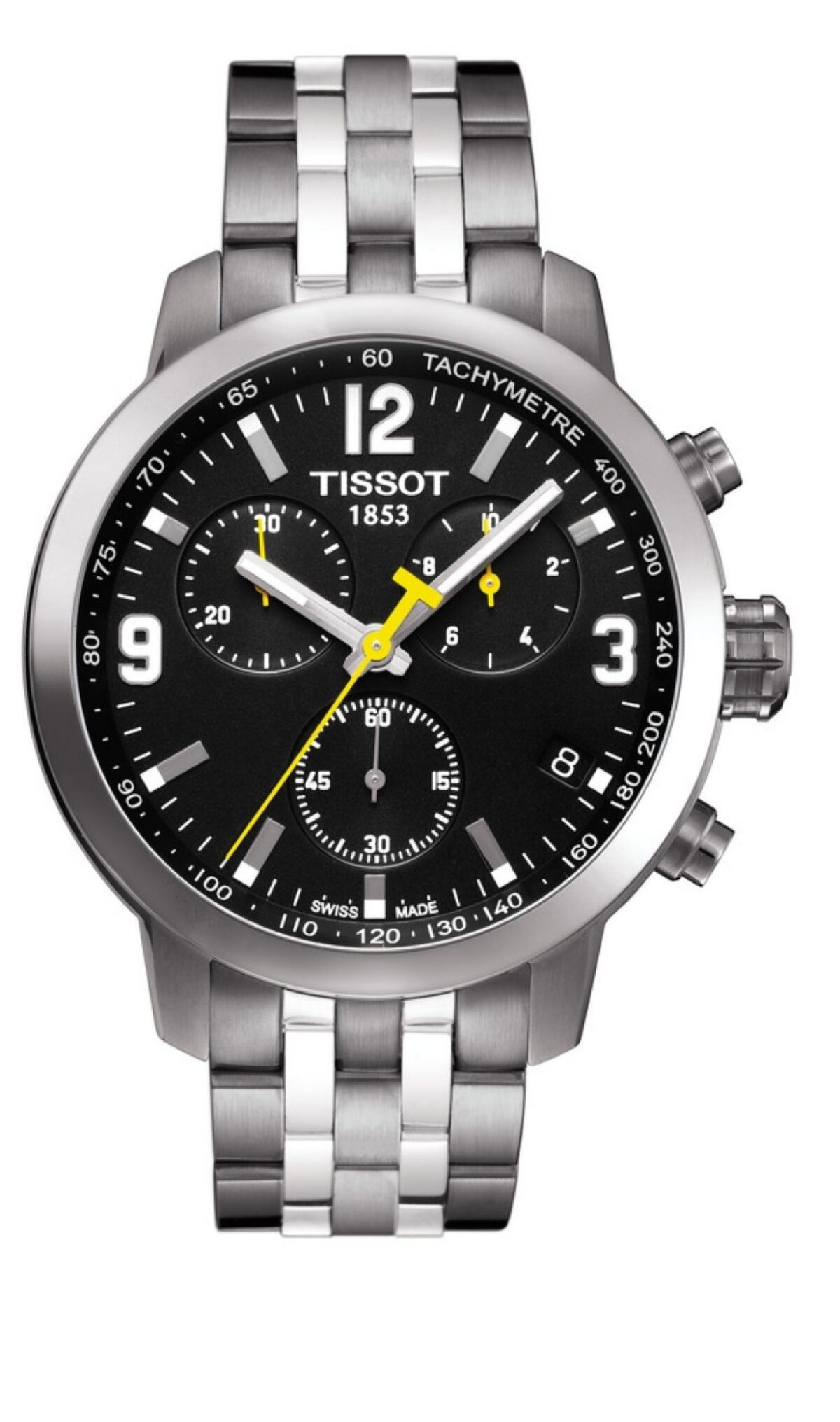 T055.417.11.057.00 Tissot PRC 200 Chronograph 42mm Black Dial