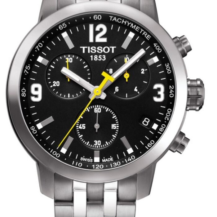 Tissot PRC 200 Chronograph 42mm Black Dial