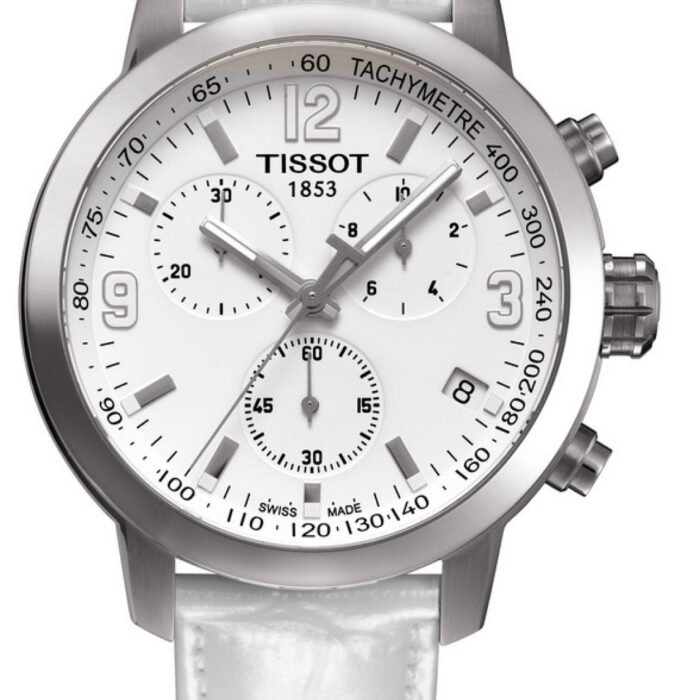 Tissot PRC 200 Chronograph 42mm White Dial