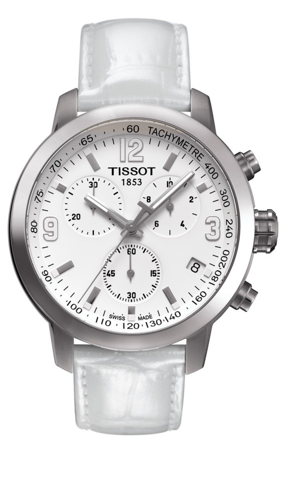 Tissot PRC 200 Chronograph 42mm White Dial