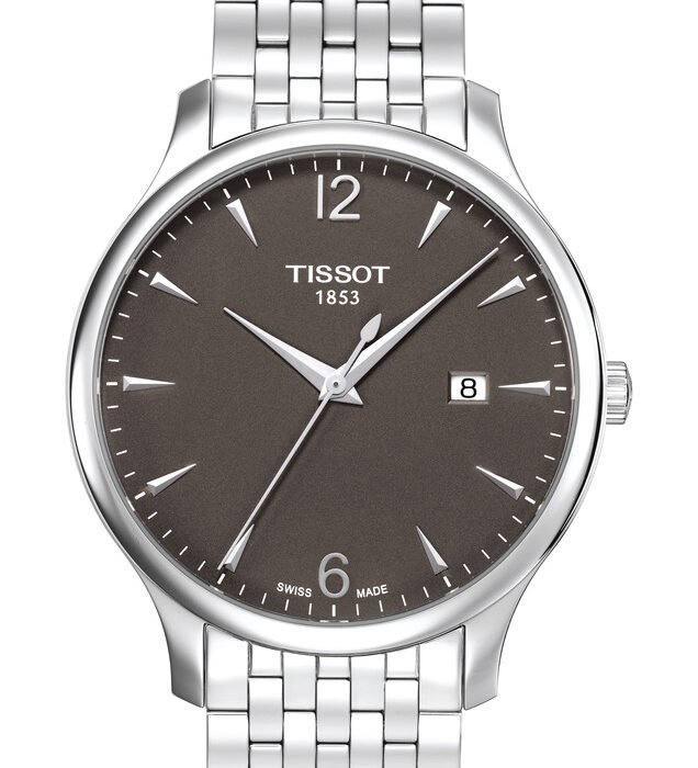 Tissot Tradition Quartz 42mm Anthracite Dial