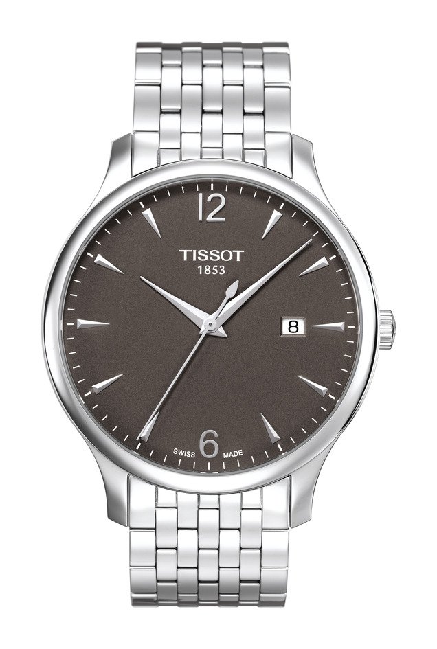 Tissot Tradition Quartz 42mm Anthracite Dial
