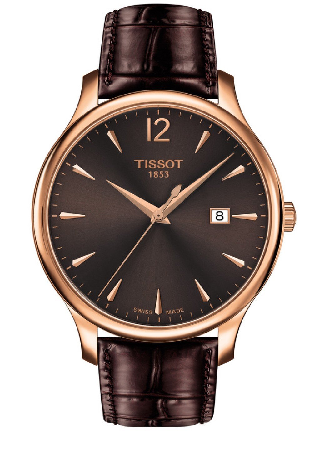 Tissot Tradition Quartz 42mm Brown Dial
