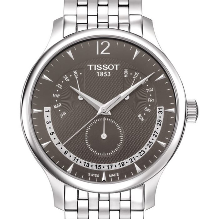 Tissot Tradition Perpetual Calendar 42mm Anthracite Dial