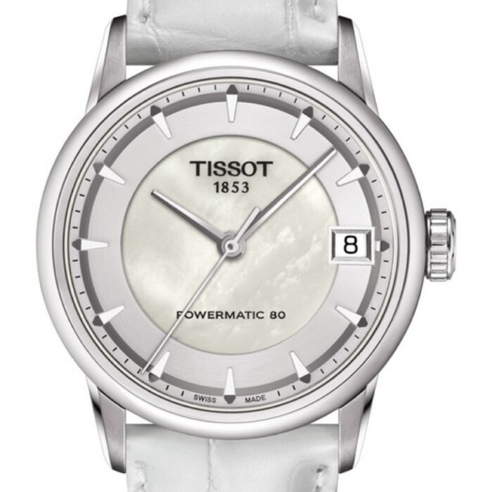 Tissot Luxury Powermatic 80 33mm White Mother of Pearl Dial