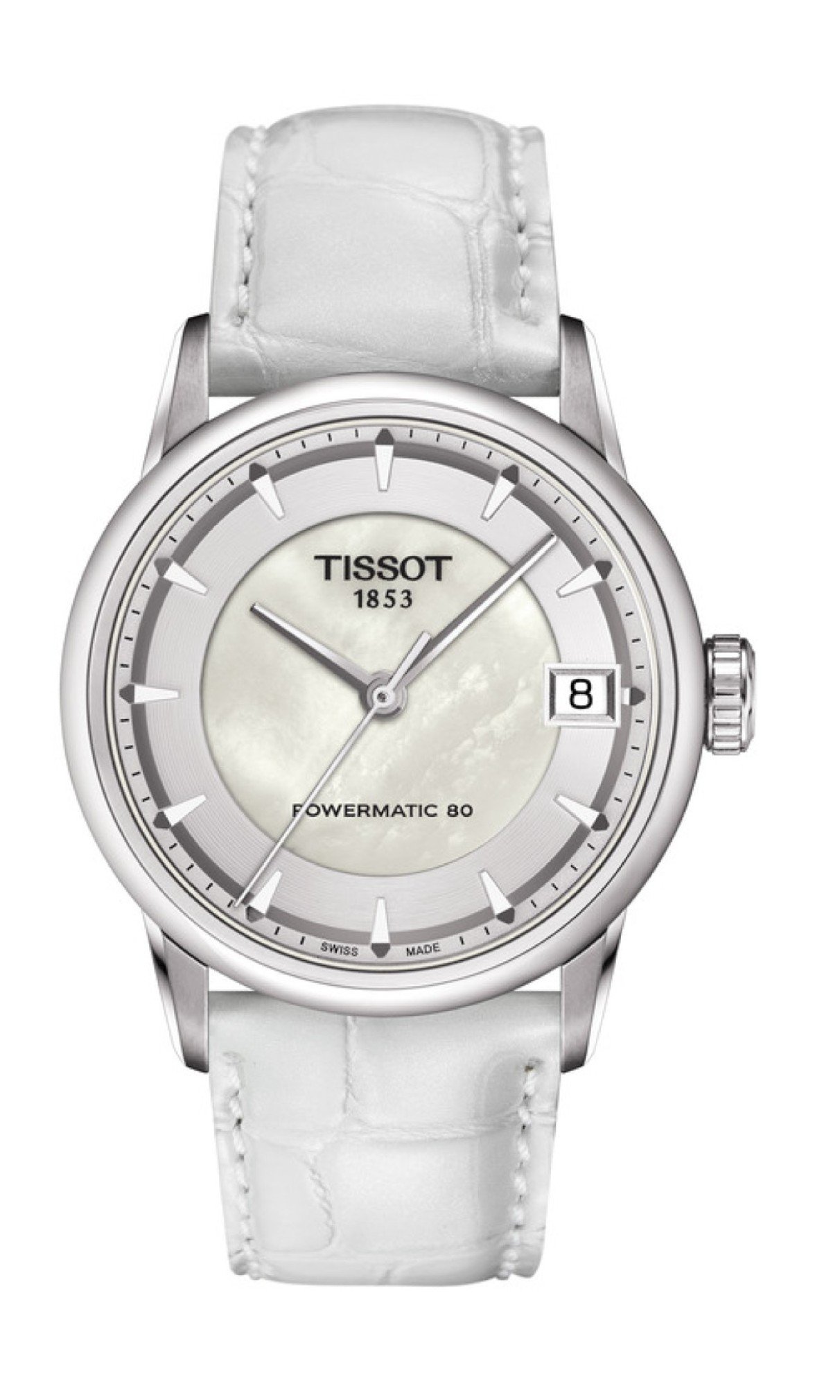 Tissot Luxury Powermatic 80 33mm White Mother of Pearl Dial