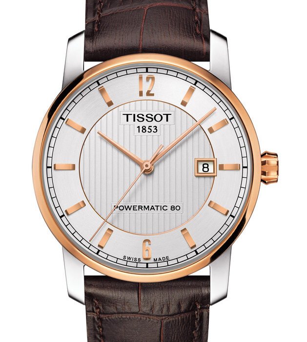 Tissot Titanium Powermatic 80 40mm Silver-White Dial