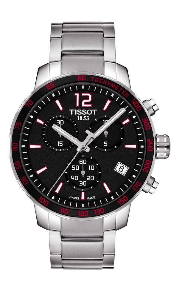 Tissot Quickster Chronograph Black Dial T095.417.11.057.00