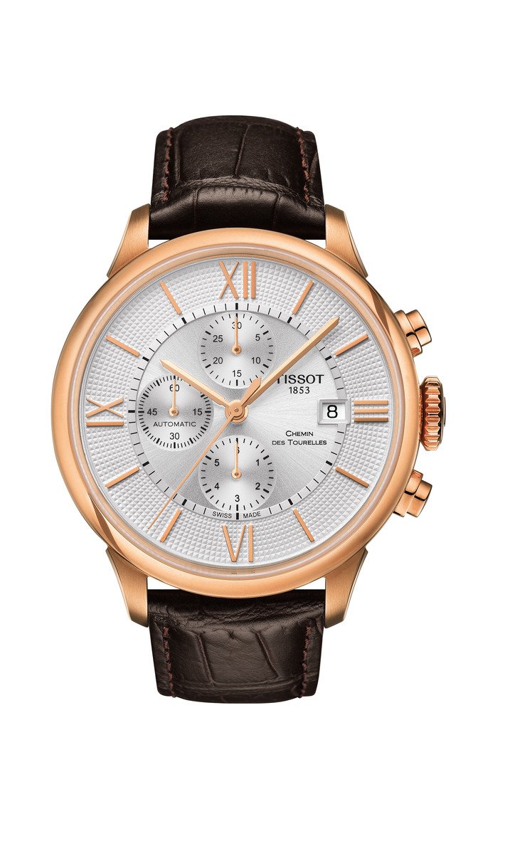 T099.427.36.038.00 Tissot Chemin des Tourelles 44mm Silver Dial