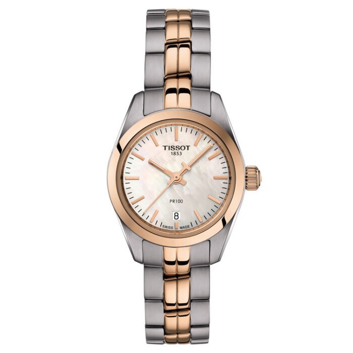 Tissot PR 100 Quartz 25mm White Mother of Pearl Dial