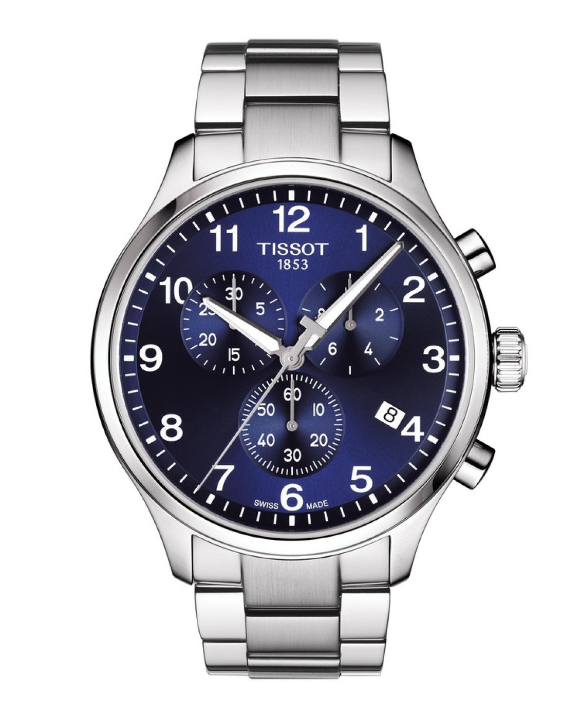 T116.617.11.047.01 Tissot Chrono XL Quartz Chronograph 45mm Blue Dial
