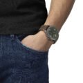 T116.617.36.097.00-1 Tissot Chrono XL Quartz Chronograph 45mm Green Dial weared