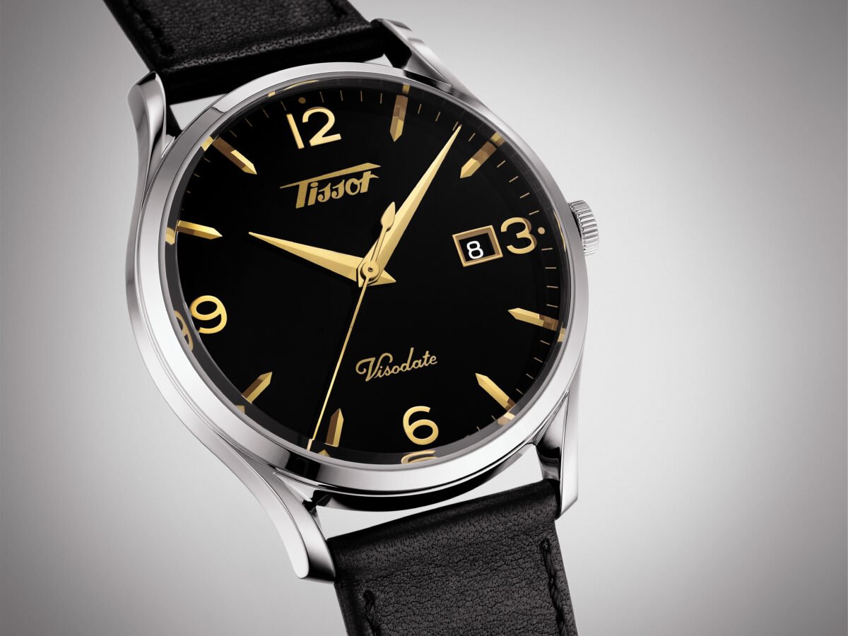 T118.410.16.057.01-1-1200x900 Tissot Visodate Quartz Black Dial T118.410.16.057.01 open front