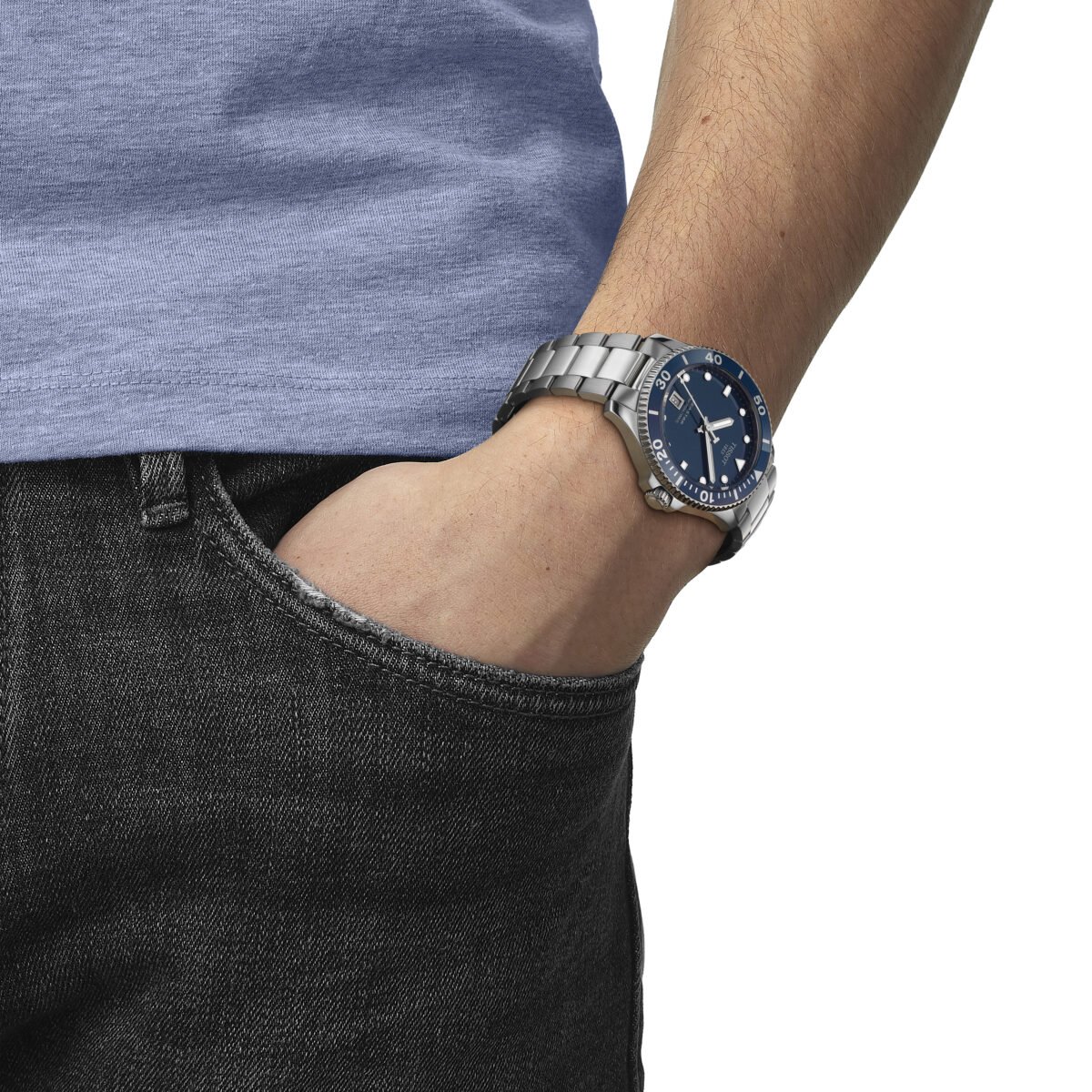 T120.410.11.041.00-3-1200x1200 Tissot Seastar 40mm Blue Dial weared