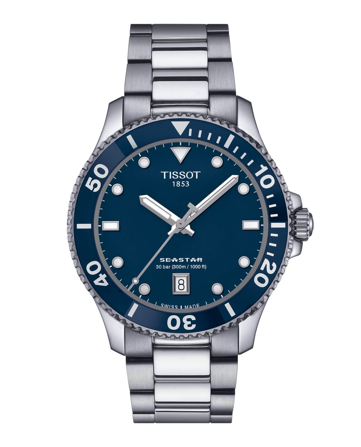 T120.410.11.041.00 Tissot Seastar 40mm Blue Dial