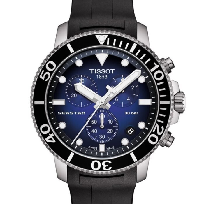 Tissot Seastar Chronograph 45mm Blue Dial