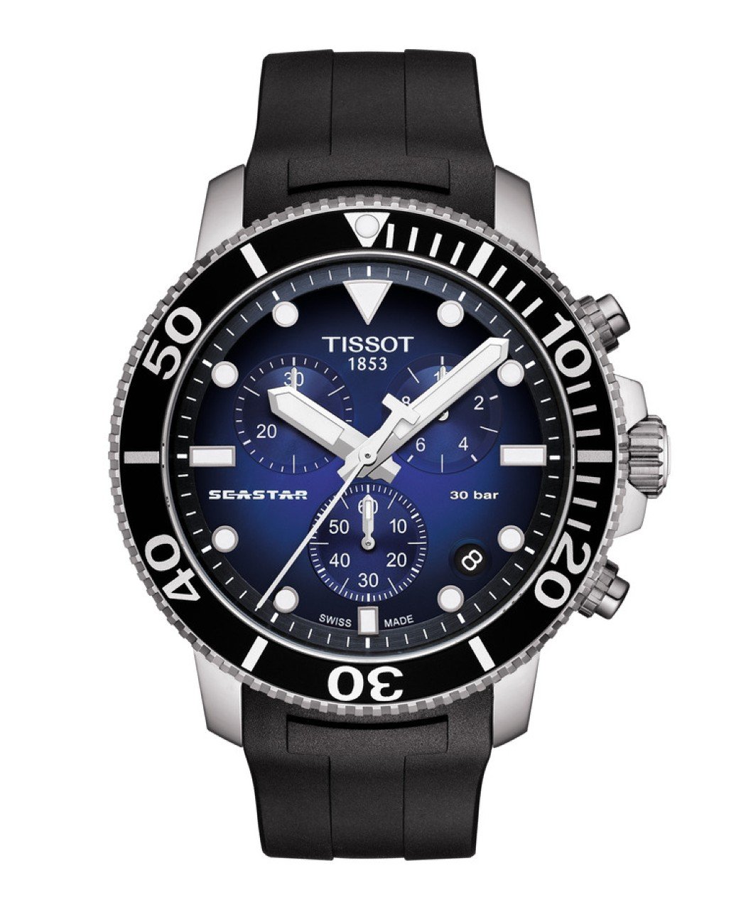 Tissot Seastar Chronograph 45mm Blue Dial