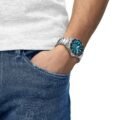Tissot Seastar Powermatic 80 40mm Turquoise Dial weared