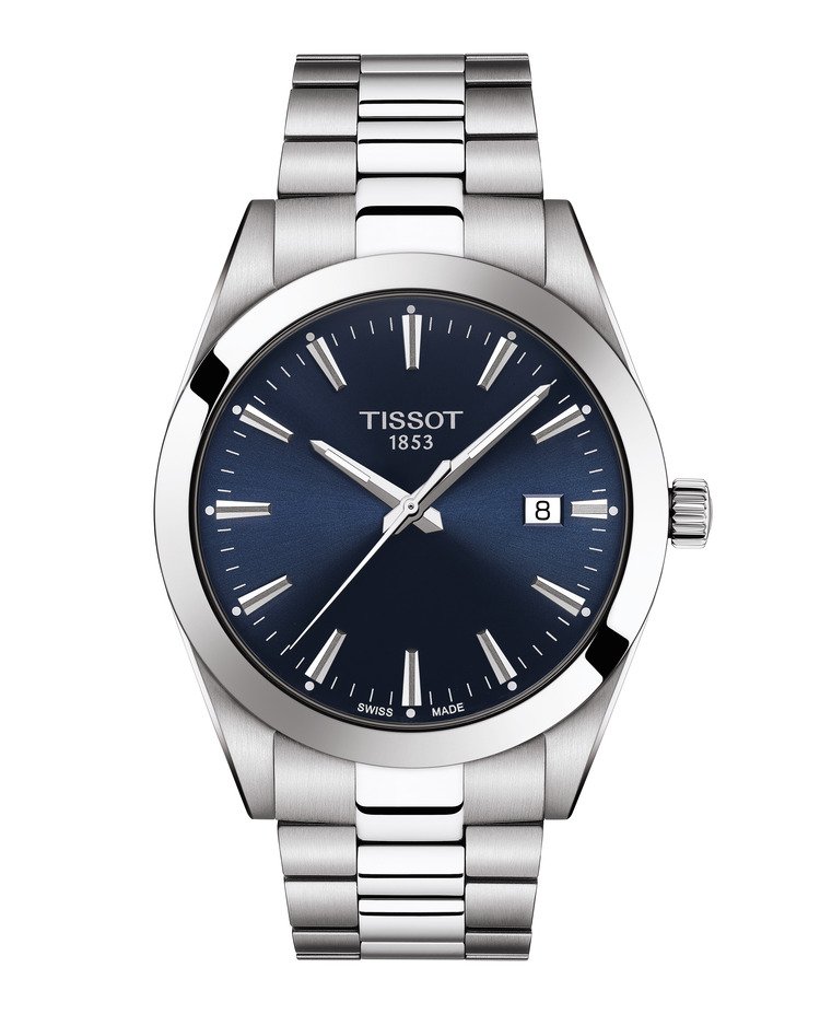 T127.410.11.041.00 Tissot Gentleman Quartz 40mm Blue Dial