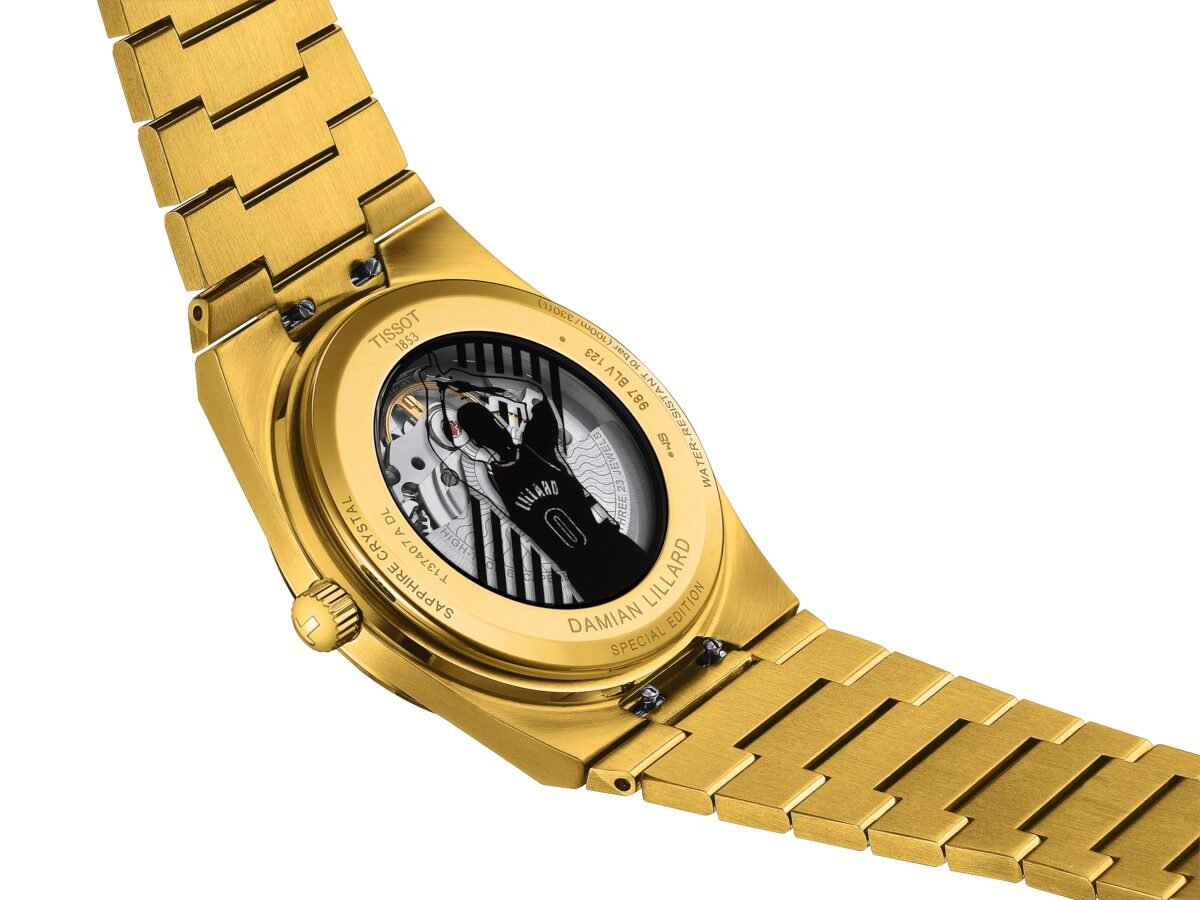 Tissot PRX Damian Lillard 40mm open back