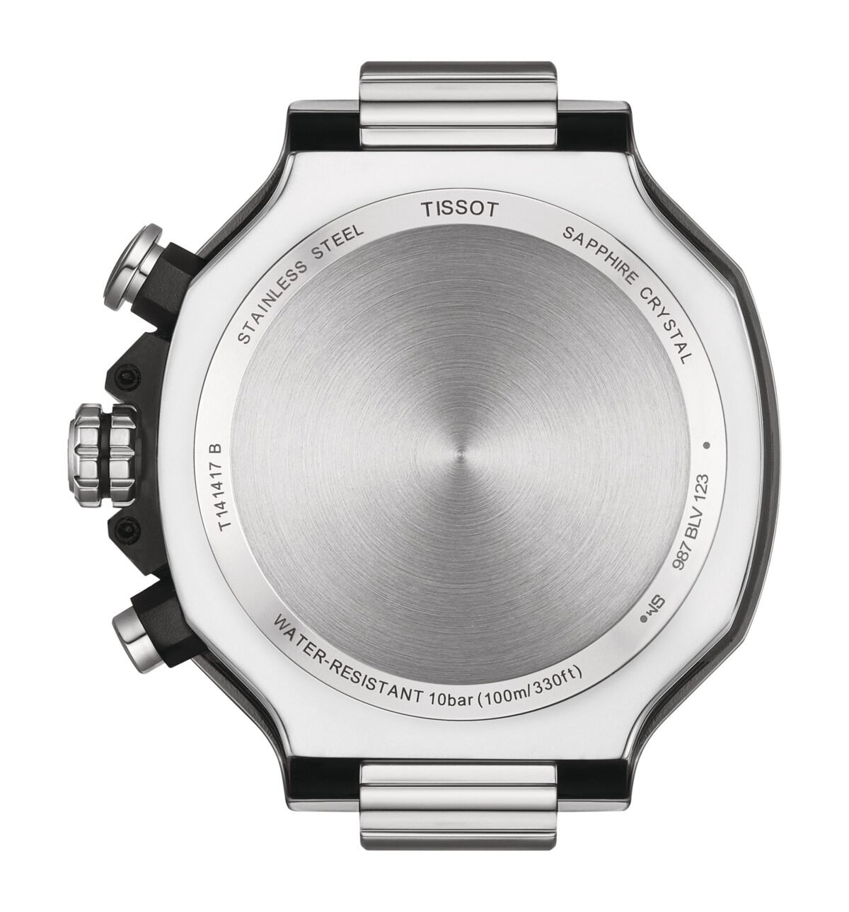 T141.417.11.041.00-1 Tissot T-Race 45mm Blue Dial back