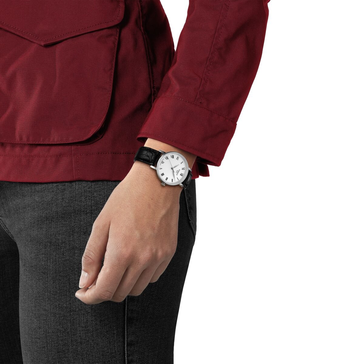 Tissot Everytime Quartz 34mm White Dial weared