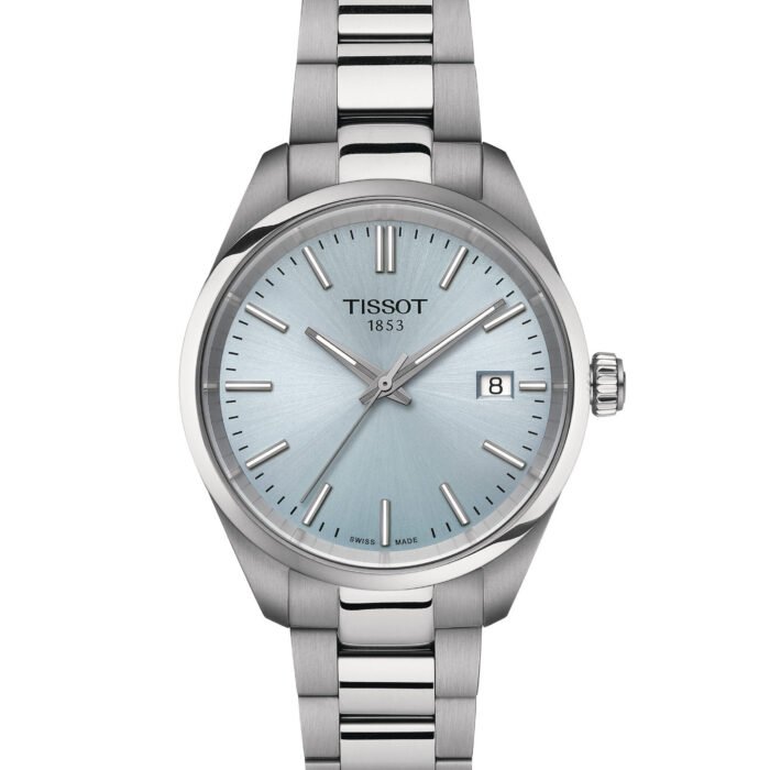 Tissot PR 100 Quartz 34mm Ice Blue Dial