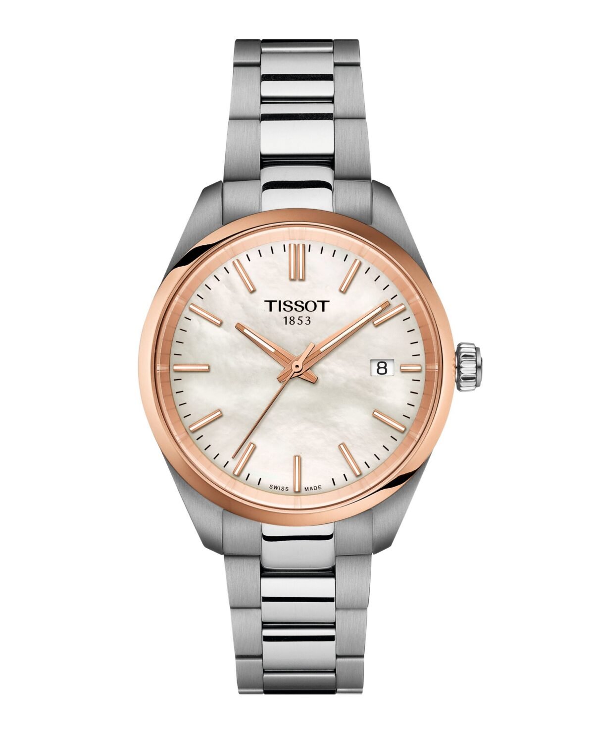 T150.210.21.111.00 Tissot PR 100 Quartz 34mm White Mother of Pearl Dial