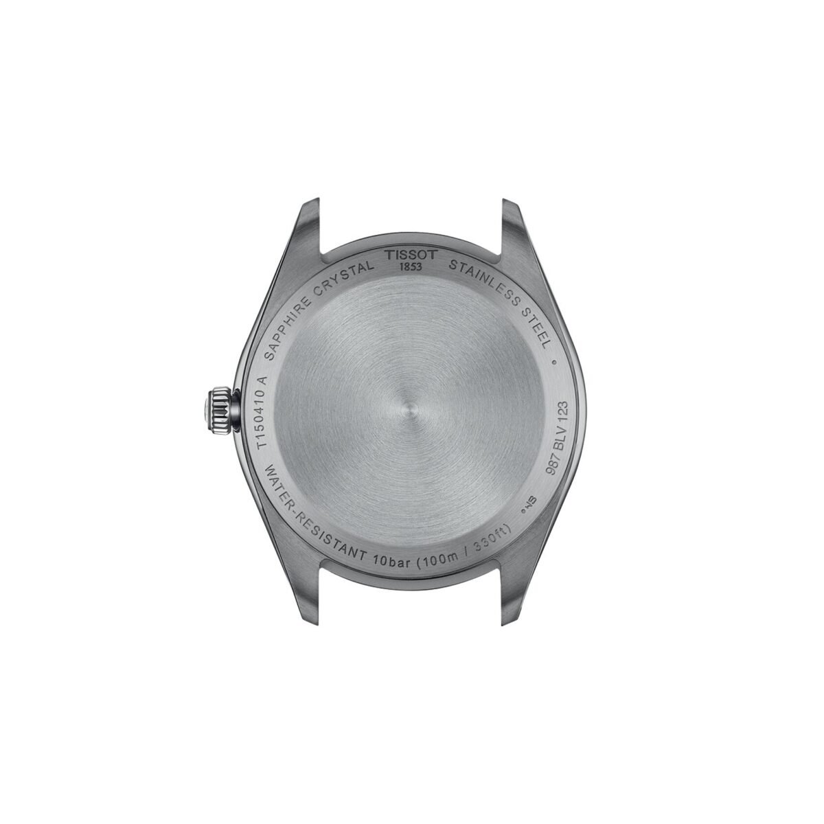 Tissot PR 100 Quartz 40mm Blue Dial back