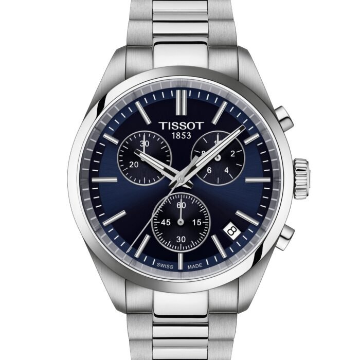 Tissot PR 100 Quartz Chronograph 40mm Blue Dial
