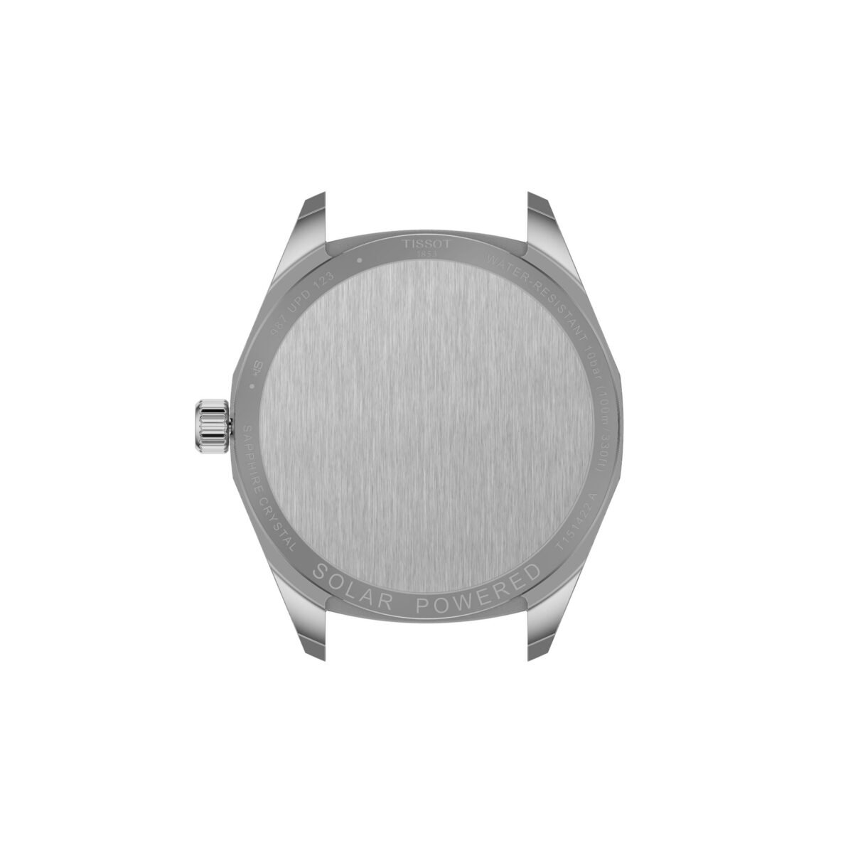 Tissot PRC 100 Solar 39mm Silver Dial back
