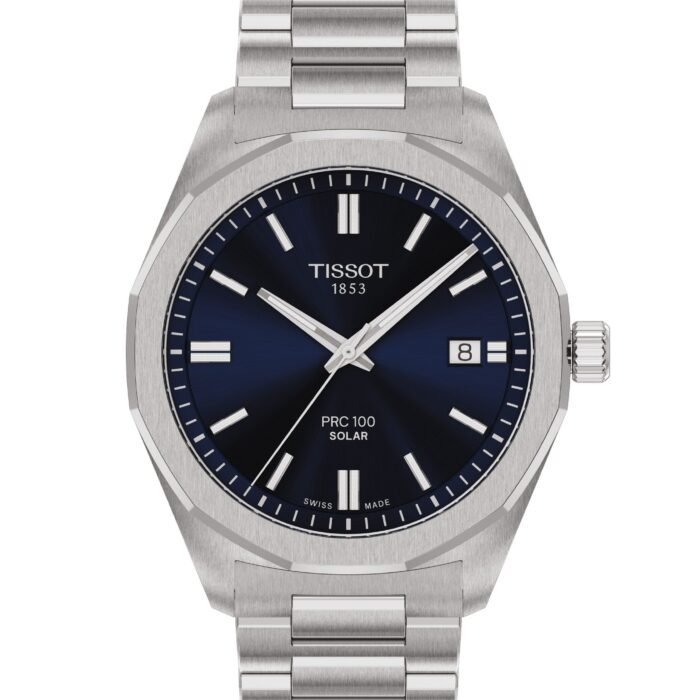 Tissot PRC 100 Solar 39mm Blue Dial