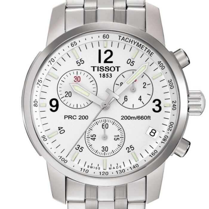 Tissot PRC 200 Chronograph 40mm Silver Dial
