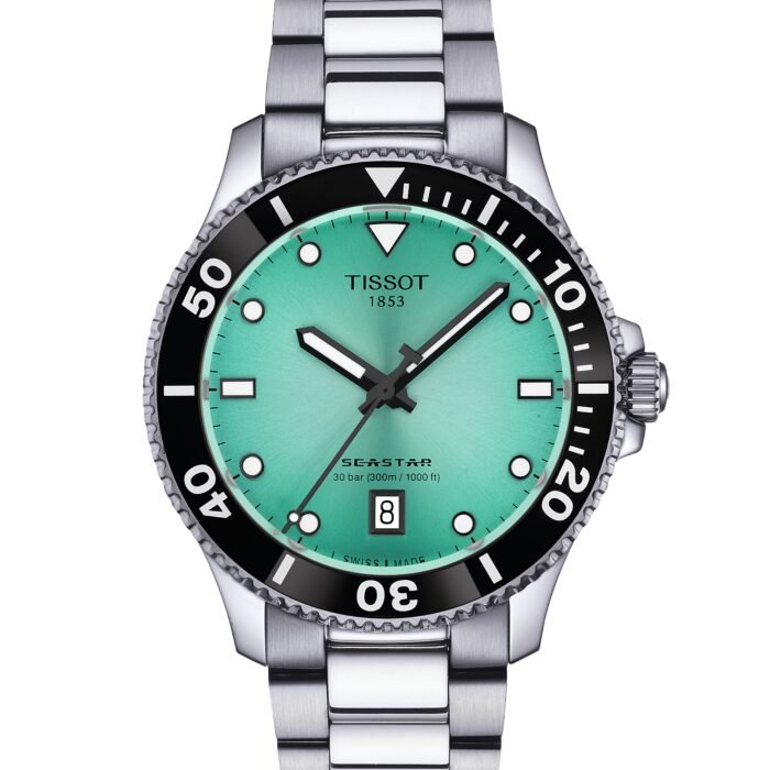 Tissot Seastar 40mm Turquoise Dial