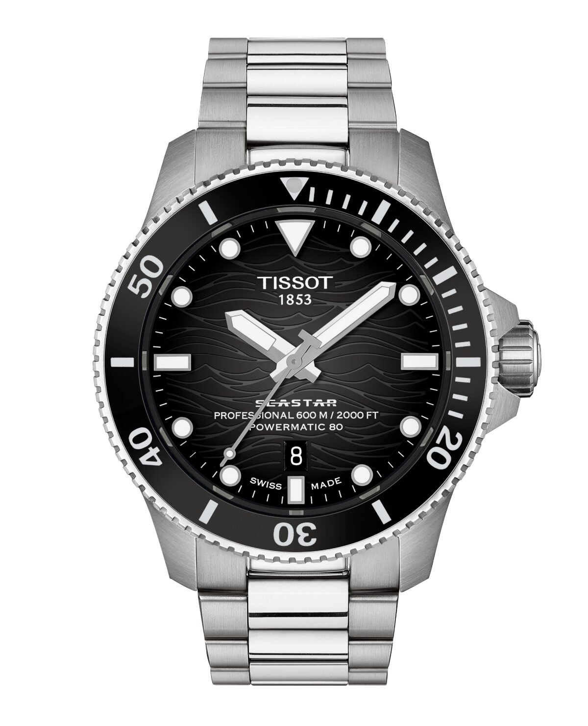 Tissot Seastar Powermatic 80 44mm Grey