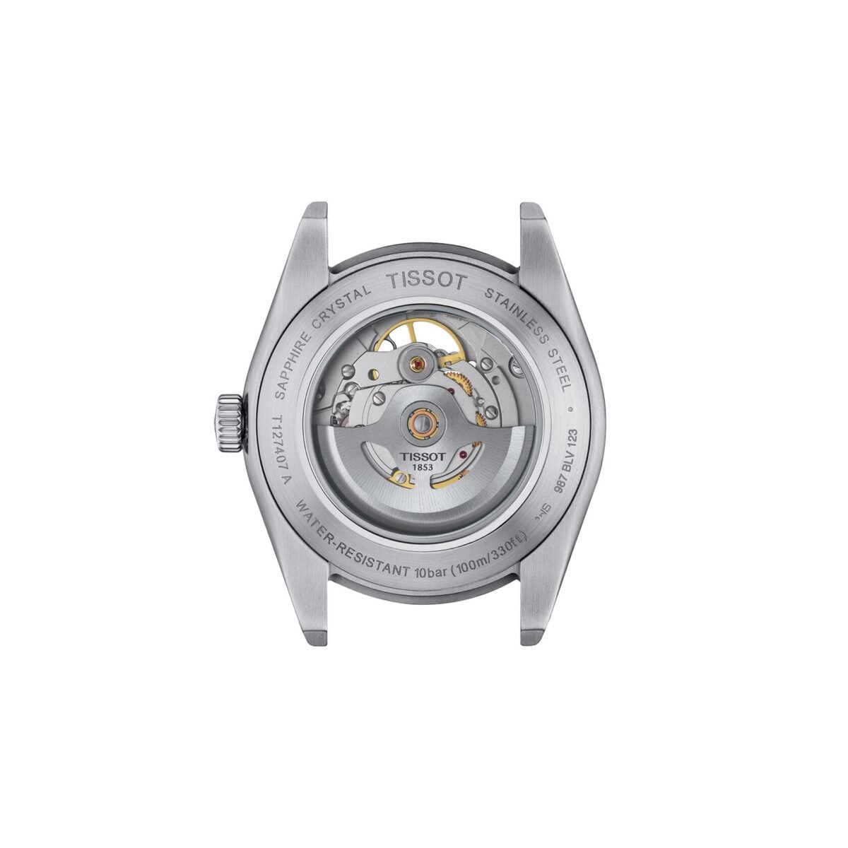 Tissot Gentleman Open Heart 40mm back