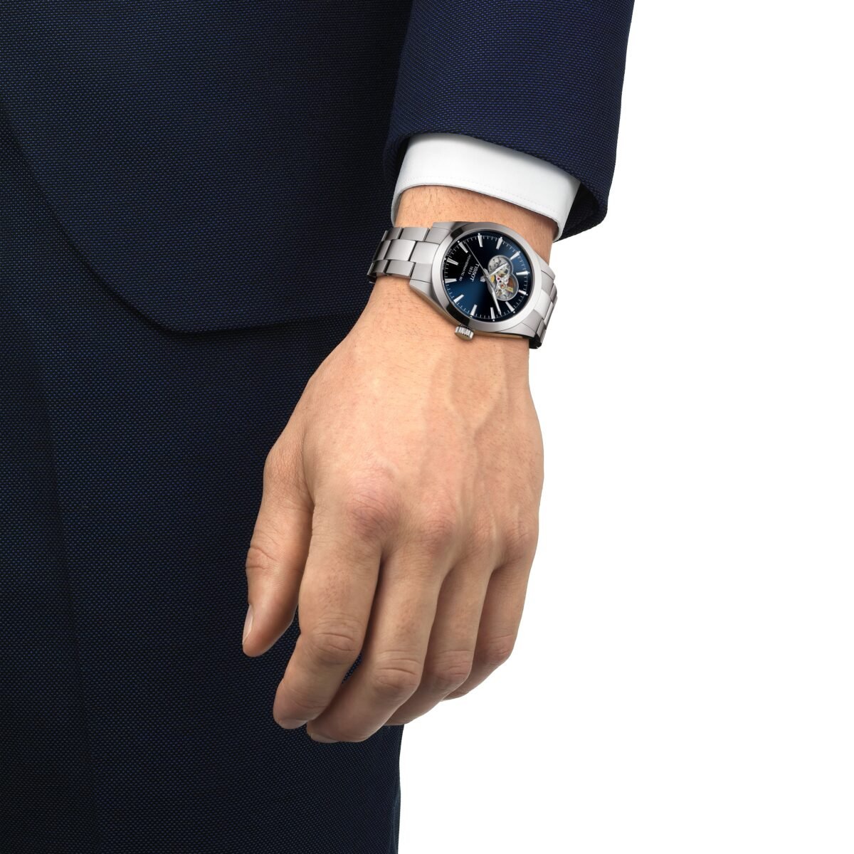 Tissot Gentleman Open Heart 40mm weared