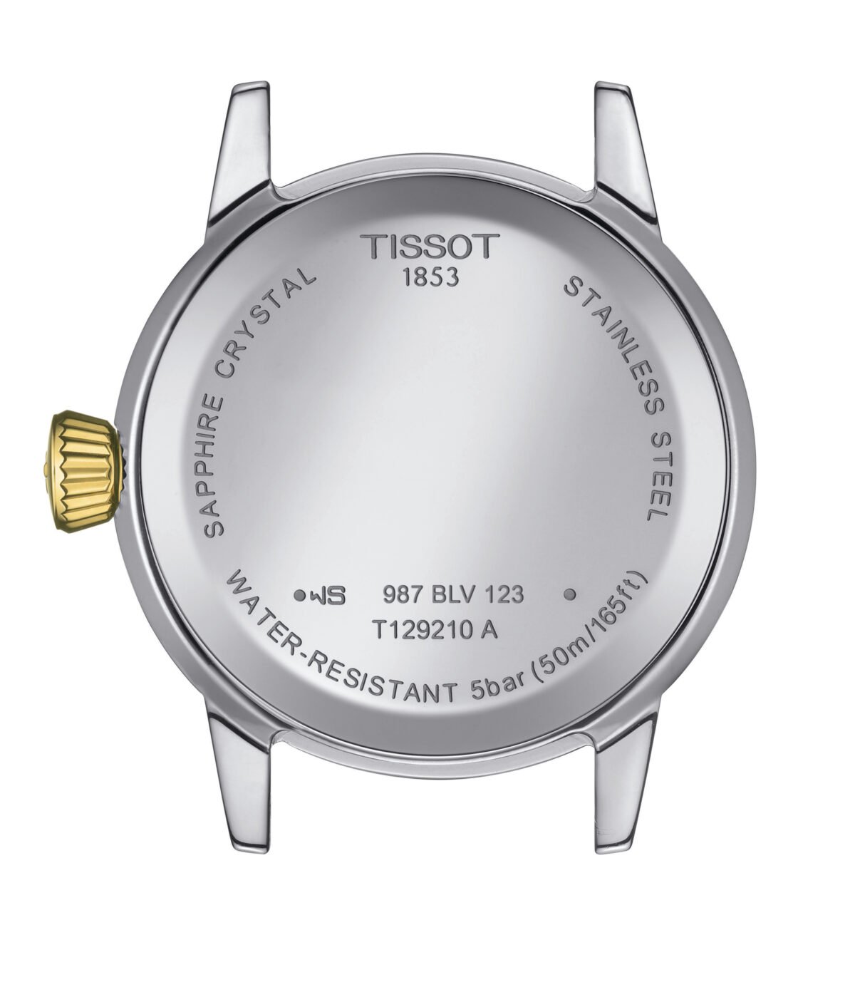 Tissot Classic Dream Quartz 28mm Silver Dial back