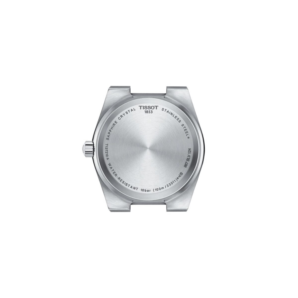 T137.210.11.351.00-1 Tissot PRX 35mm Ice Blue Dial back
